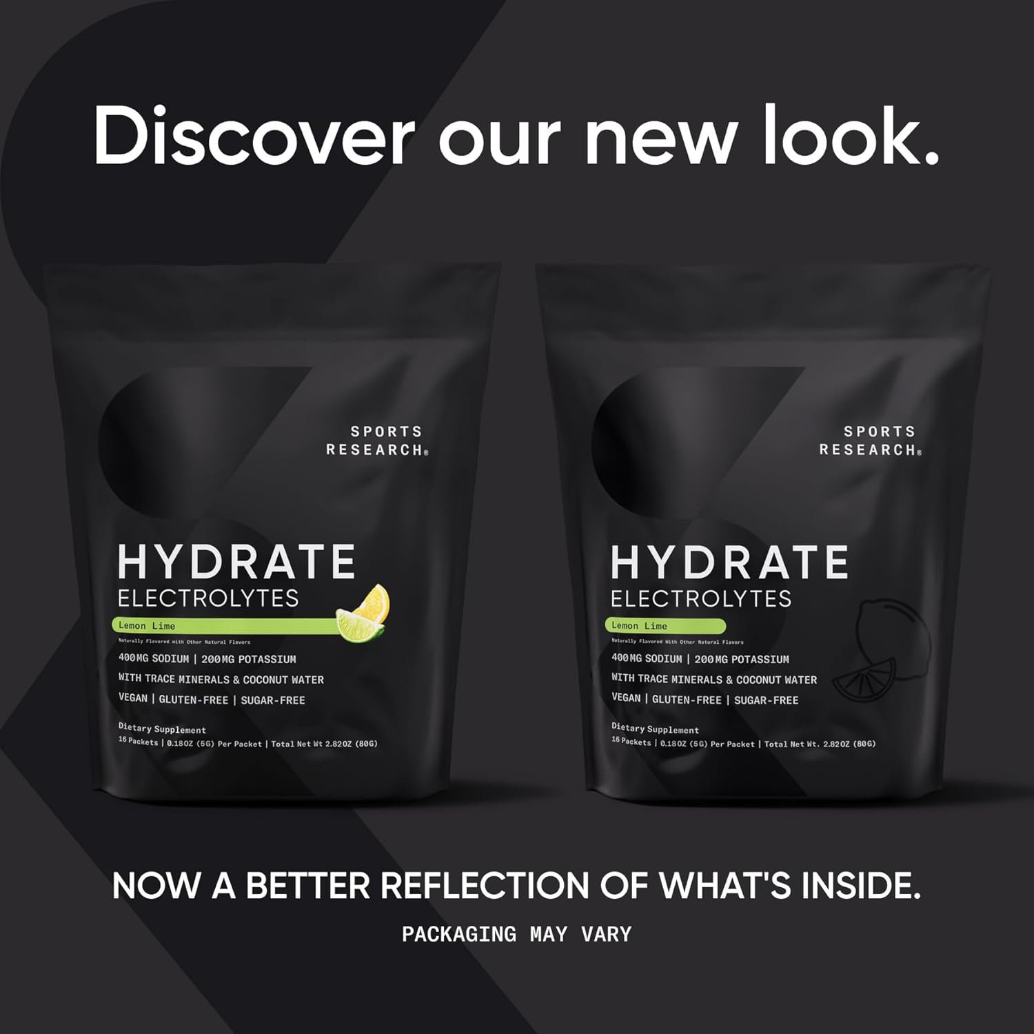 Sports Research Hydrate Electrolytes Powder Packets - Sugar-Free & Naturally Fla... - Image 2